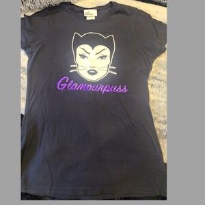 Vixen by Micheline Pitt Miss Kitty Glamourpuss T-Shirt - Small